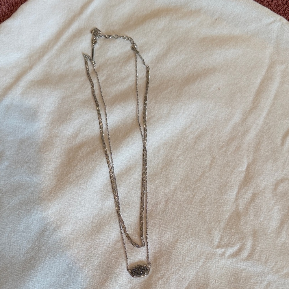 Kendra Scott  Silver Necklace